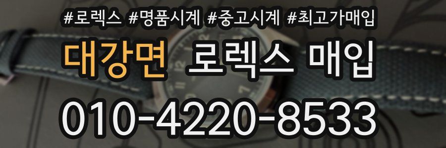 대강면 로렉스 매입