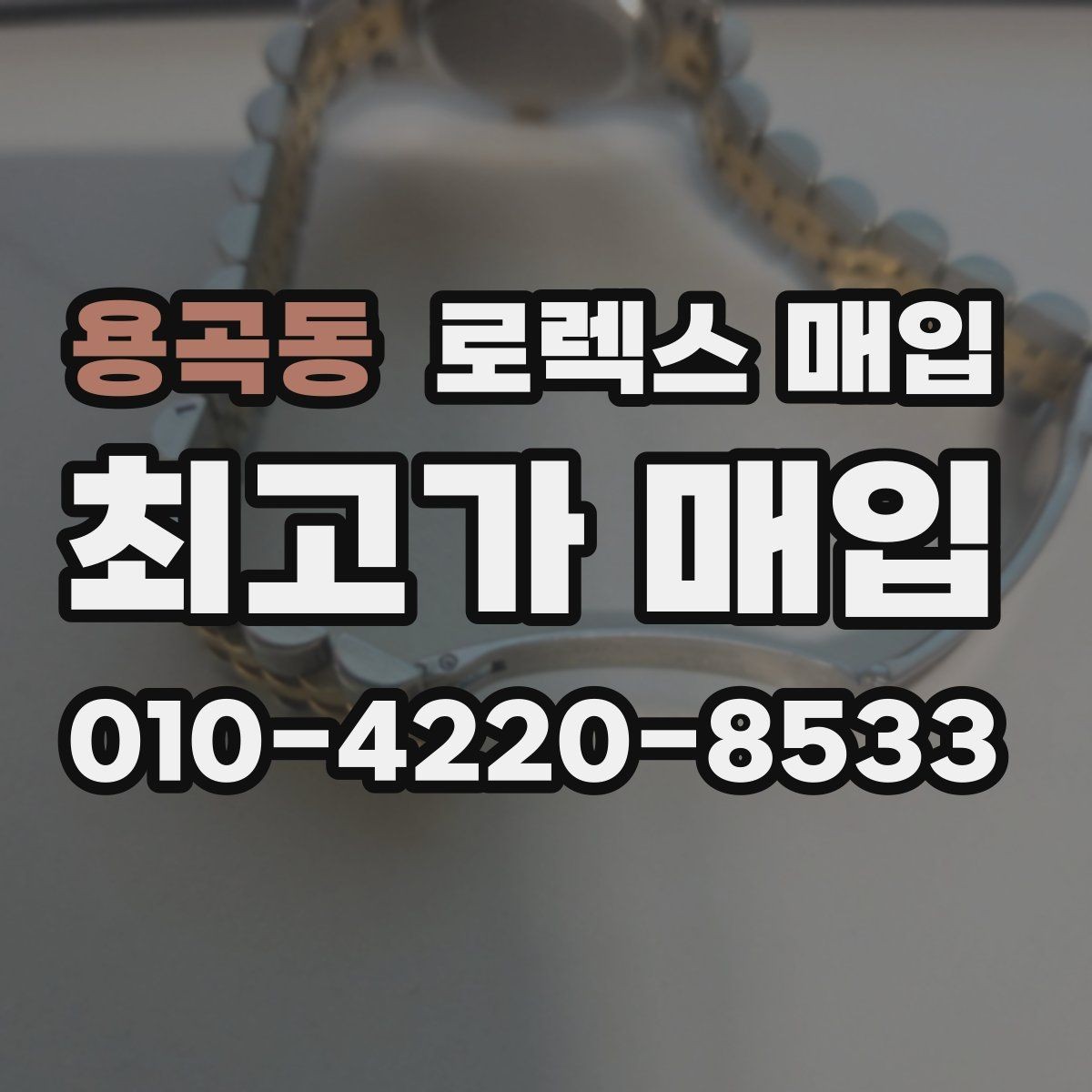용곡동 로렉스 매입 다이얼 옵션이 시세를 가르는 이유