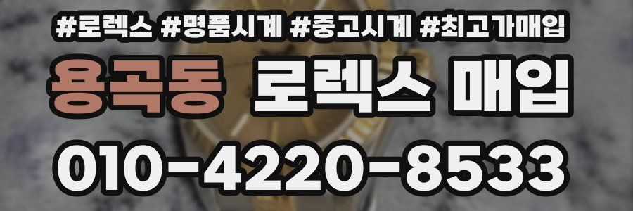 용곡동 로렉스 매입