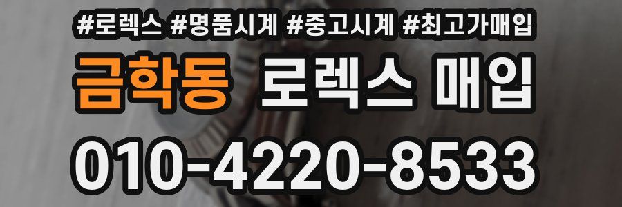 금학동 로렉스 매입
