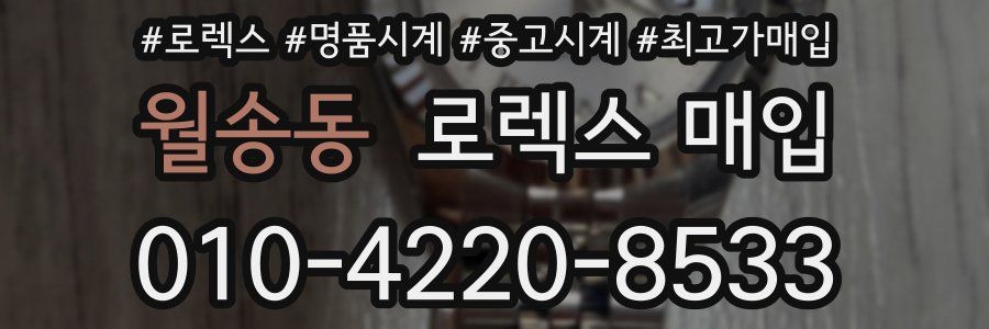 월송동 로렉스 매입
