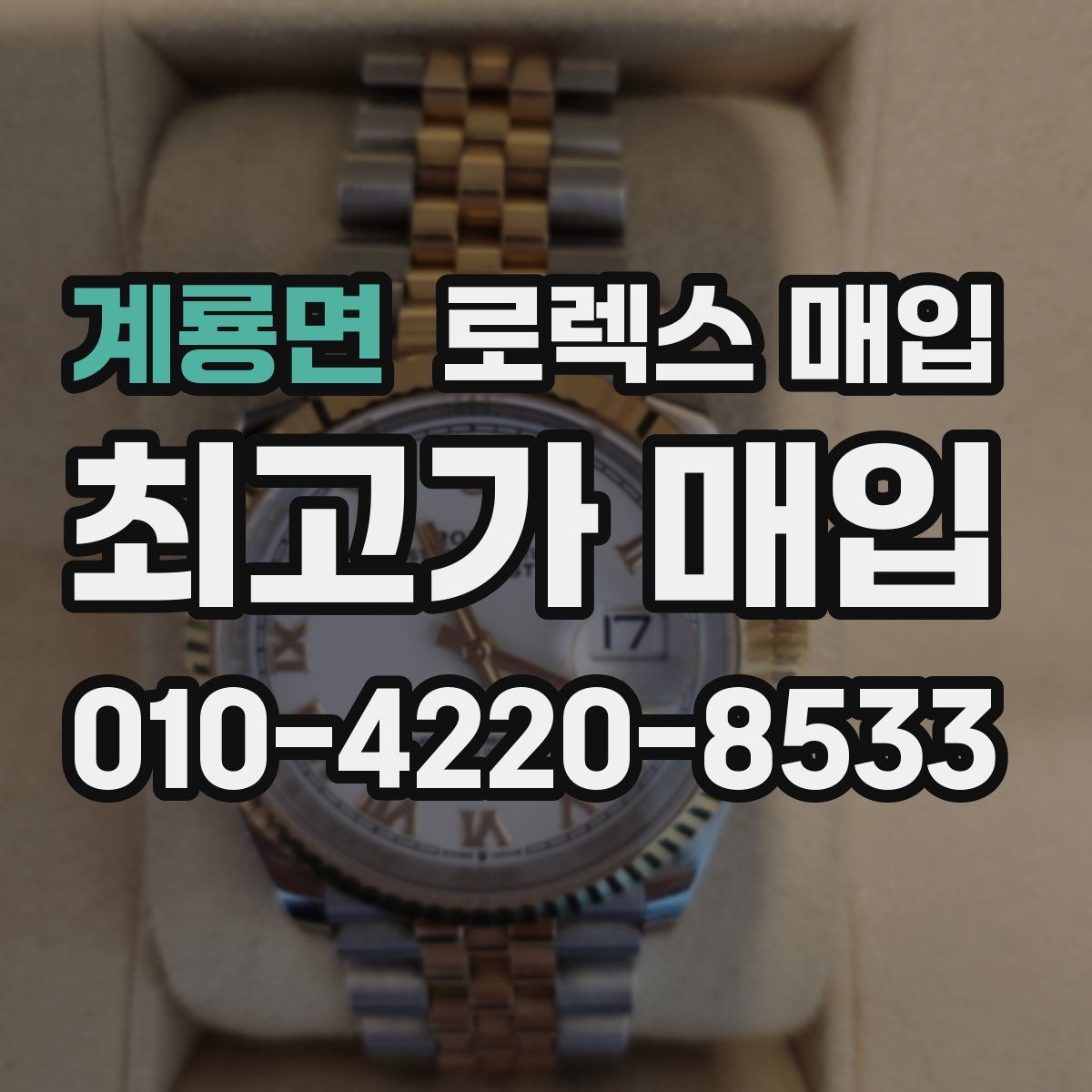 계룡면 로렉스 매입