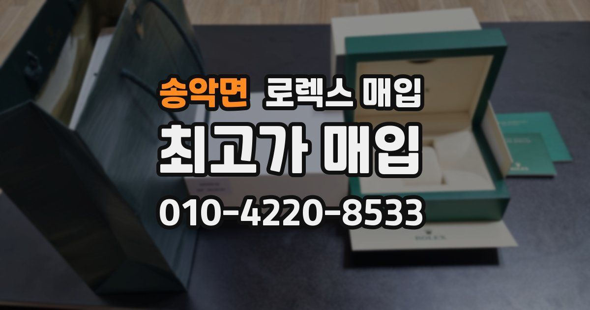 송악면 로렉스 매입