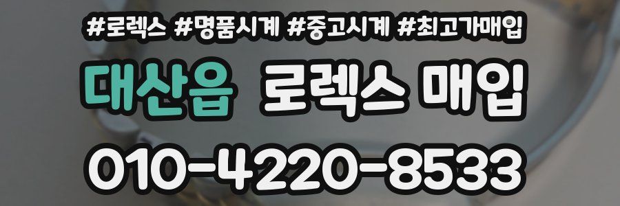 대산읍 로렉스 매입