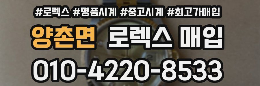 양촌면 로렉스 매입