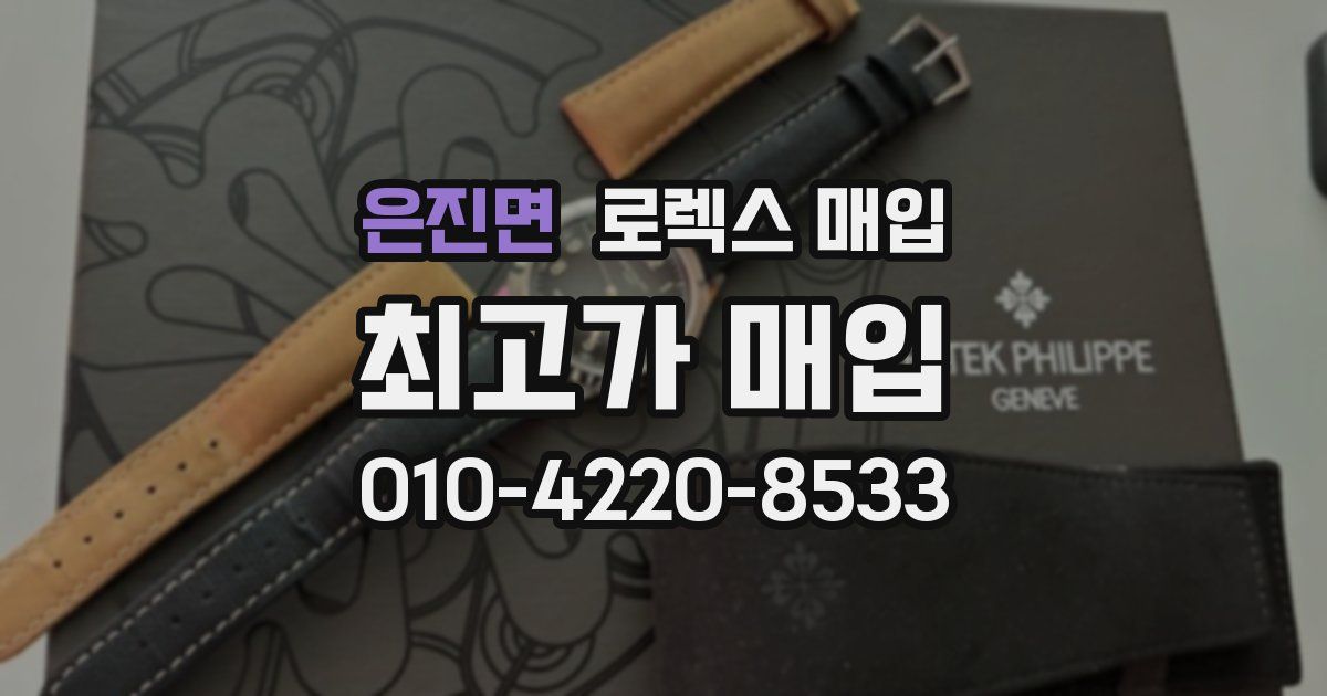 은진면 로렉스 매입
