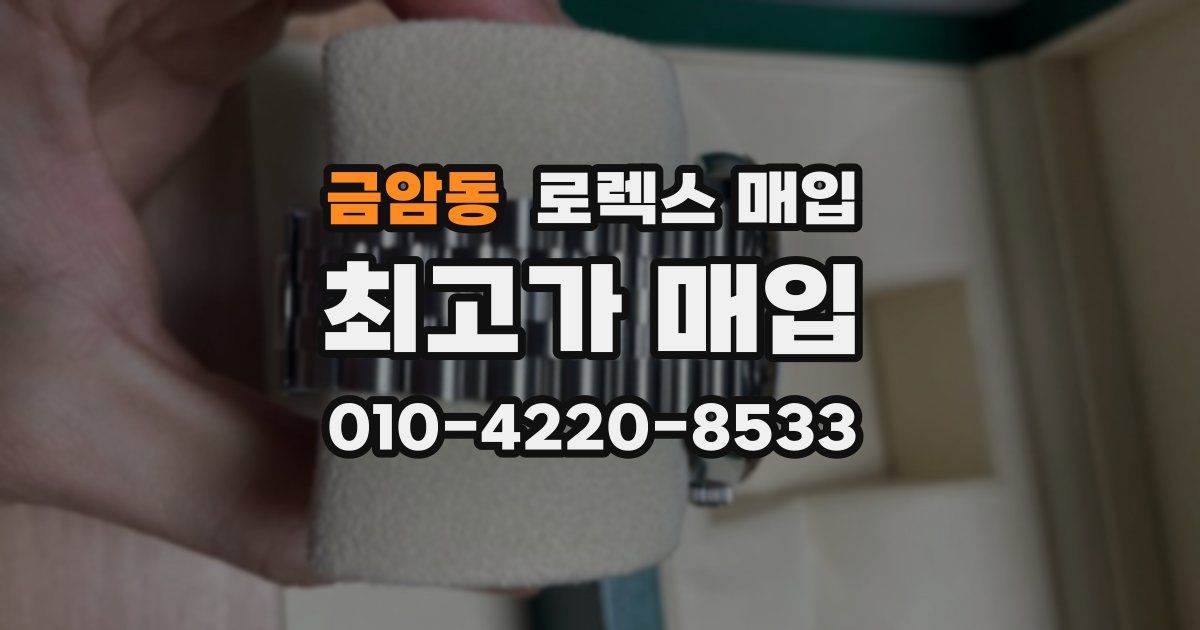 금암동 로렉스 매입
