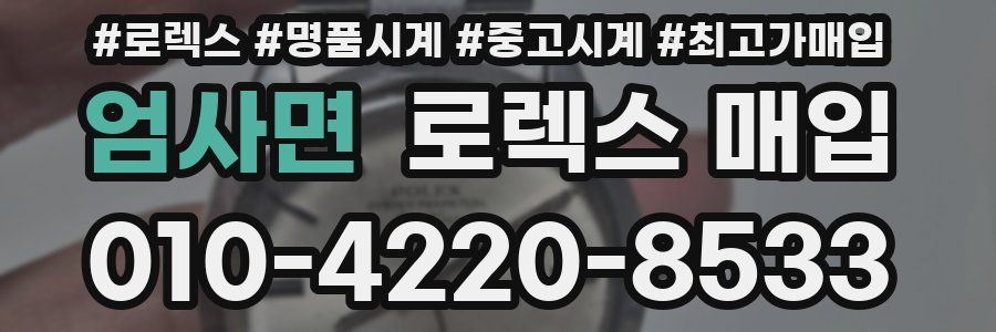 엄사면 로렉스 매입