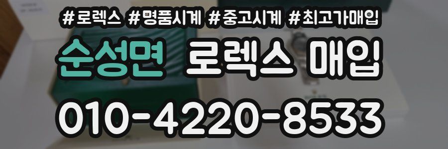 순성면 로렉스 매입