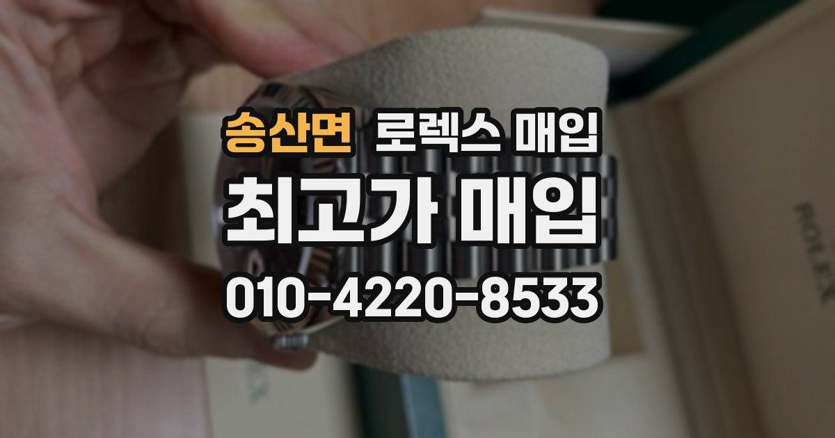 송산면 로렉스 매입