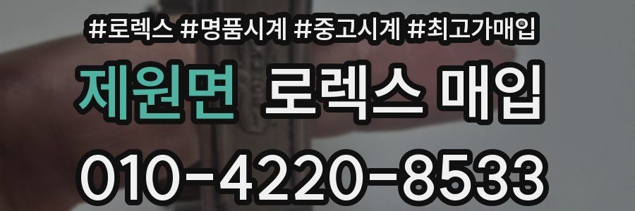 제원면 로렉스 매입