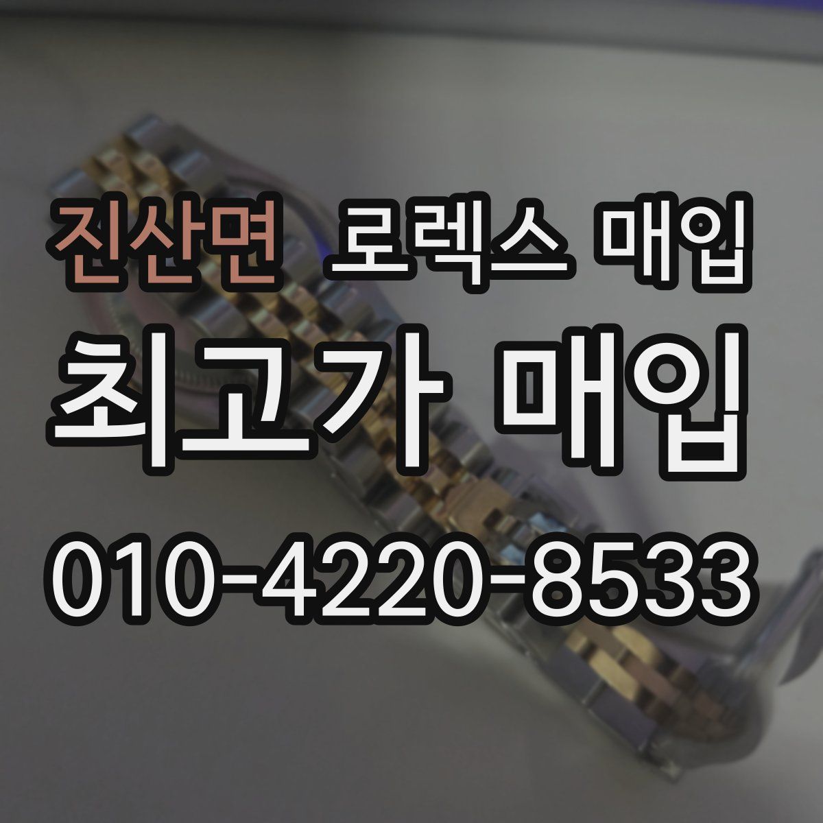 진산면 로렉스 매입