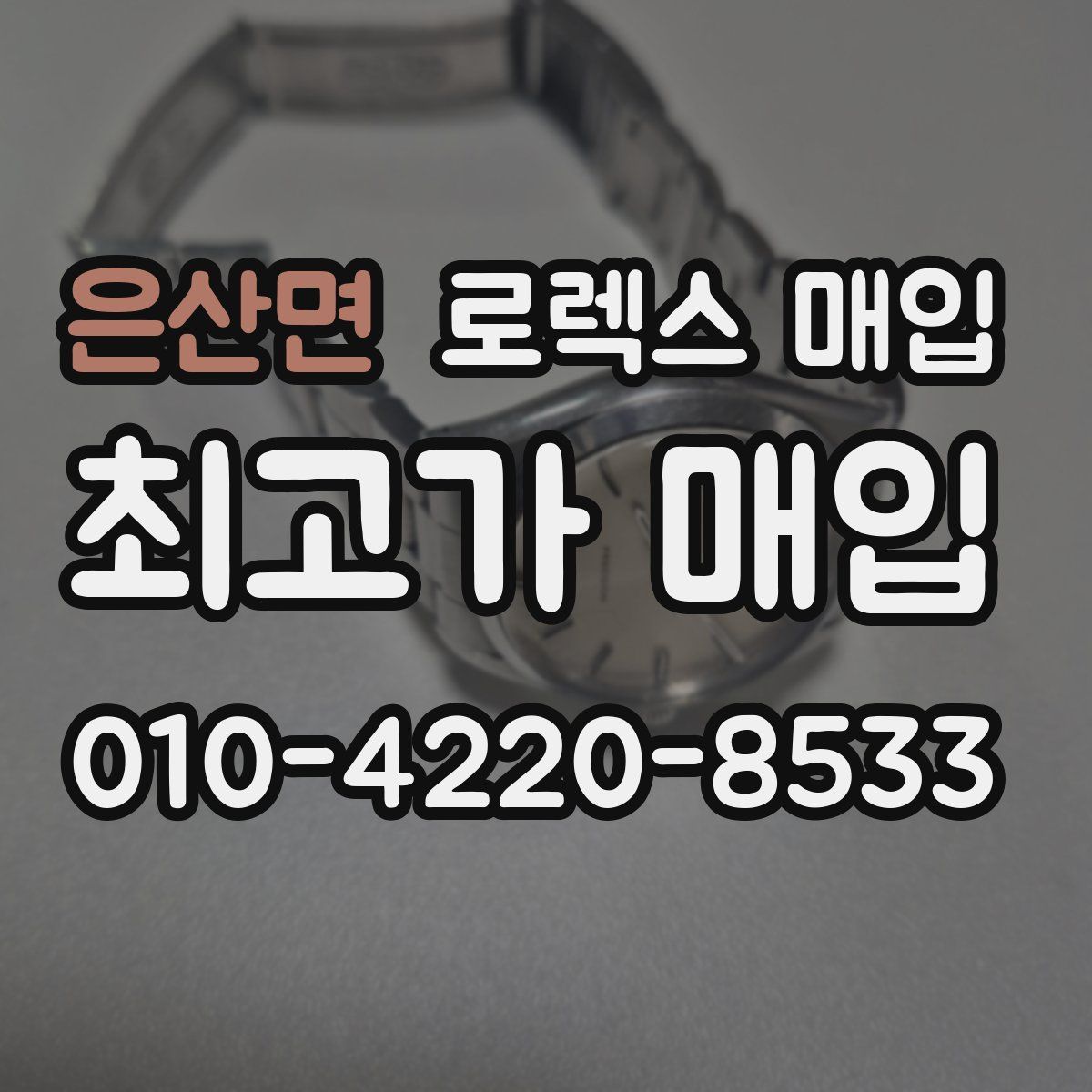 은산면 로렉스 매입