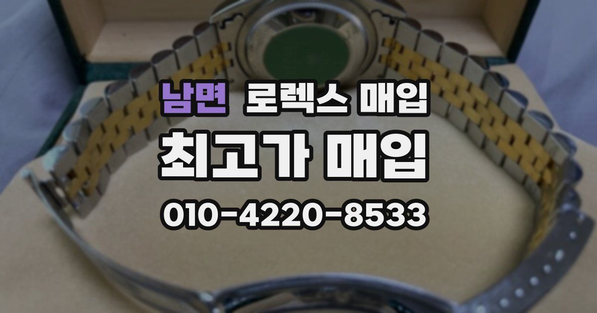 남면 로렉스 매입