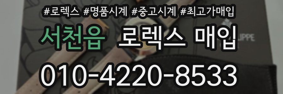 서천읍 로렉스 매입