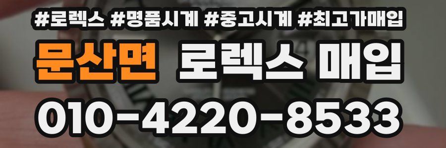 문산면 로렉스 매입