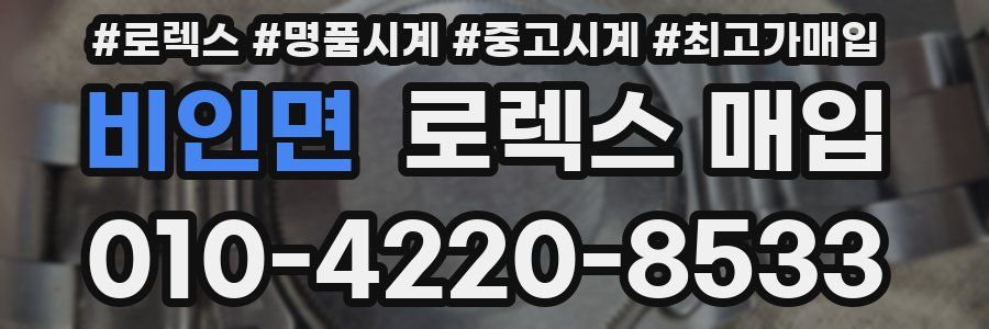 비인면 로렉스 매입