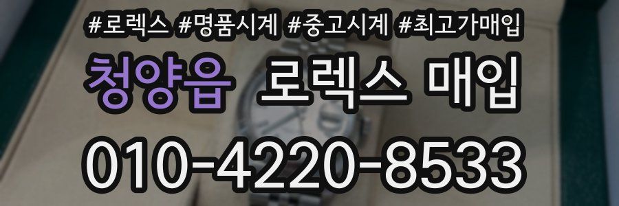 청양읍 로렉스 매입