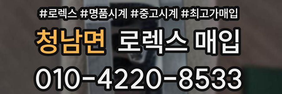 청남면 로렉스 매입