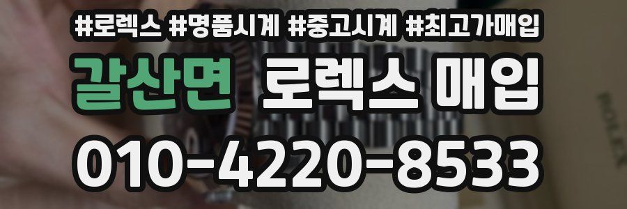 갈산면 로렉스 매입