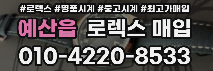 예산읍 로렉스 매입