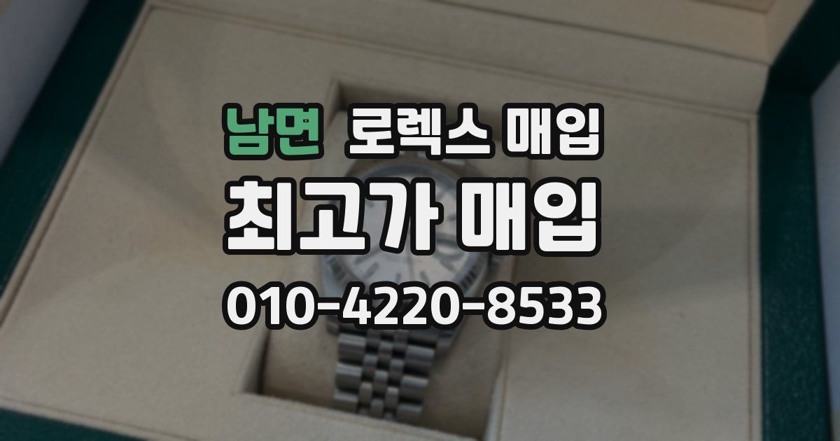 남면 로렉스 매입