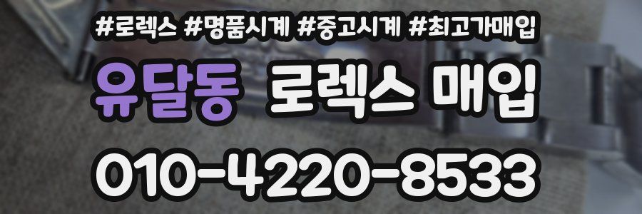 유달동 로렉스 매입