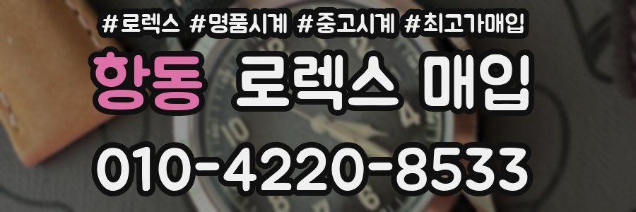 항동 로렉스 매입