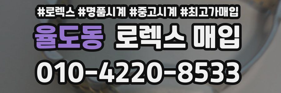 율도동 로렉스 매입
