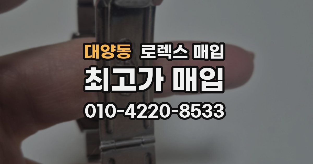 대양동 로렉스 매입
