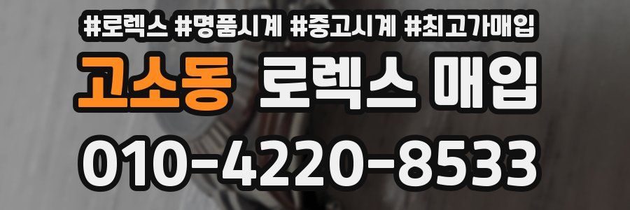 고소동 로렉스 매입