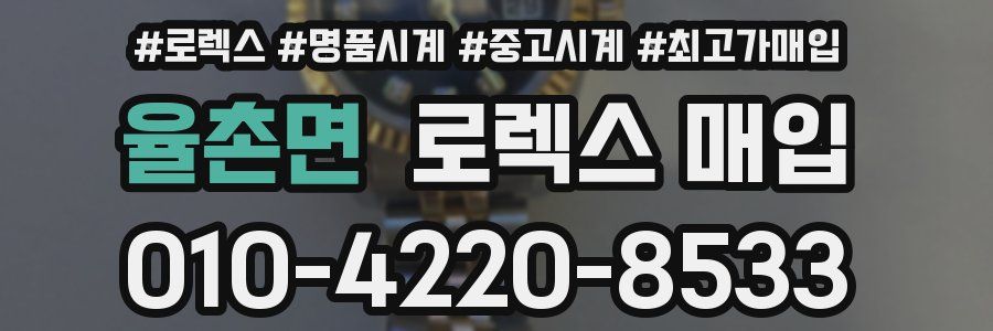 율촌면 로렉스 매입