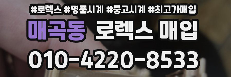 매곡동 로렉스 매입