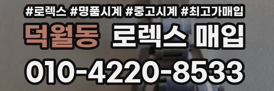 덕월동 로렉스 매입