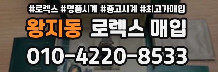 왕지동 로렉스 매입