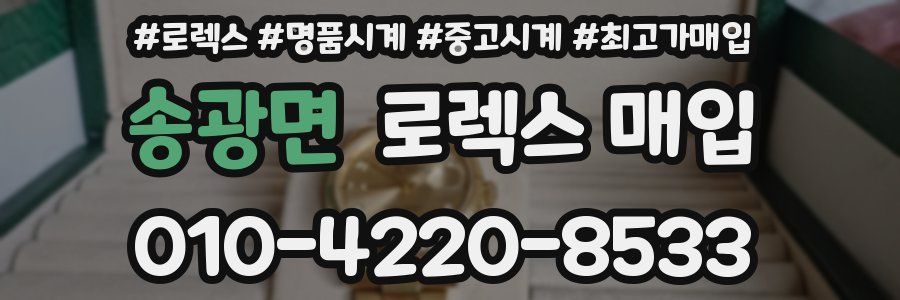 송광면 로렉스 매입