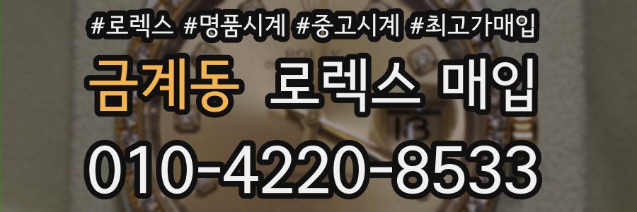 금계동 로렉스 매입
