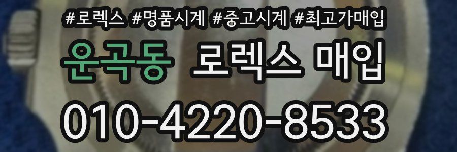 운곡동 로렉스 매입