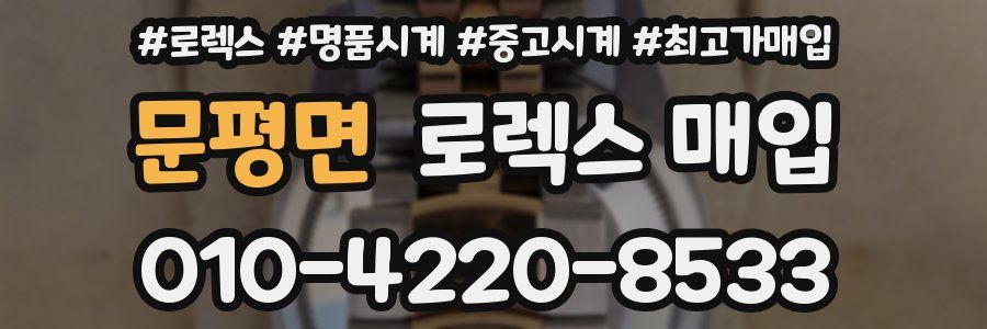 문평면 로렉스 매입
