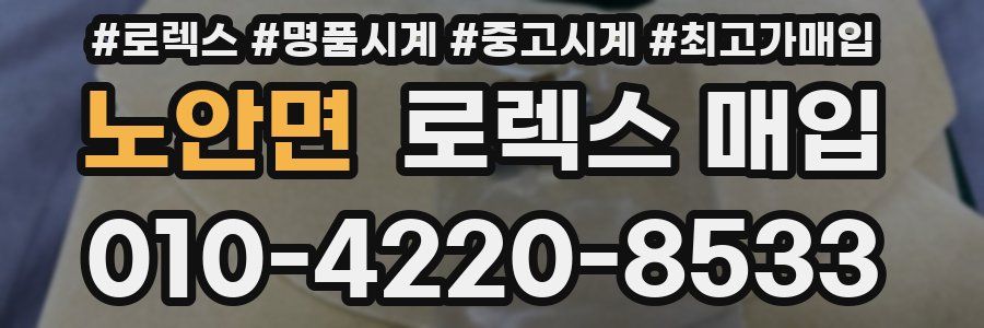 노안면 로렉스 매입