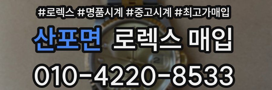산포면 로렉스 매입