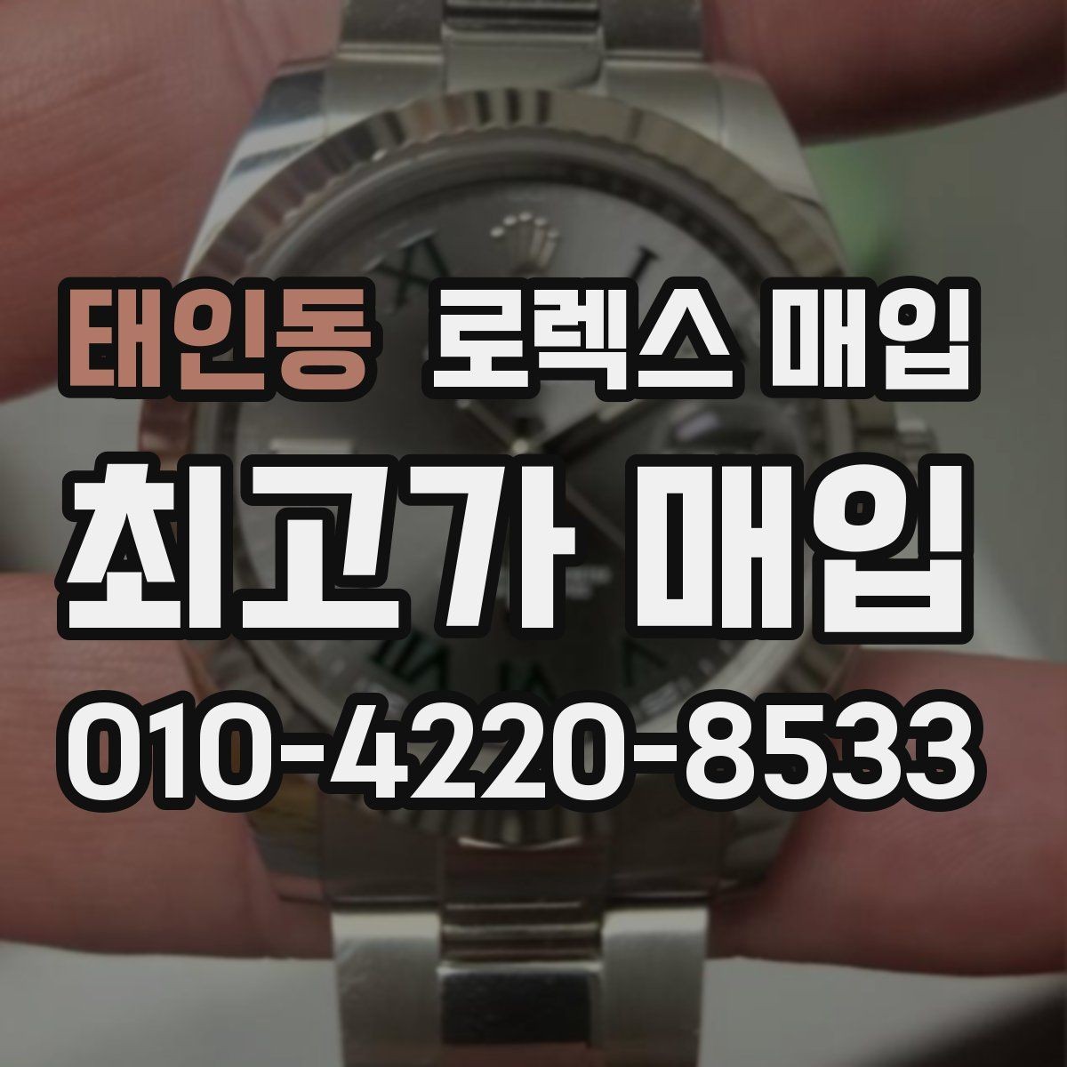 태인동 로렉스 매입 오이스터 브레이슬릿 시세 포인트