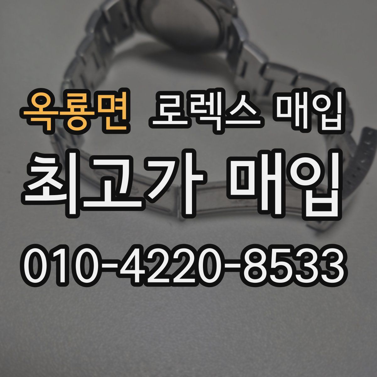 옥룡면 로렉스 매입