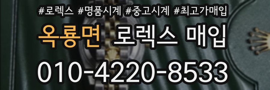 옥룡면 로렉스 매입