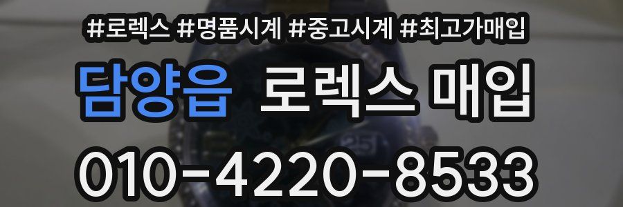 담양읍 로렉스 매입
