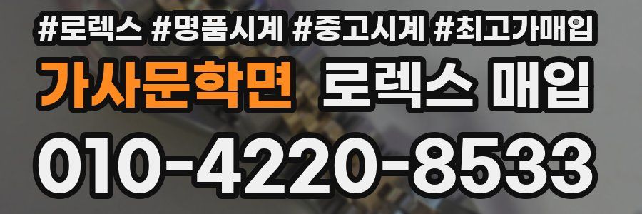 가사문학면 로렉스 매입