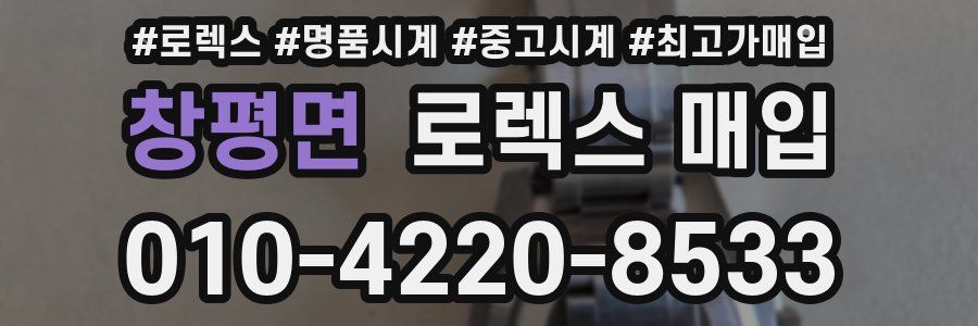 창평면 로렉스 매입