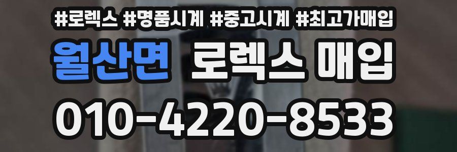 월산면 로렉스 매입