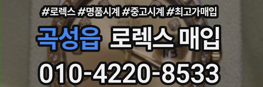 곡성읍 로렉스 매입