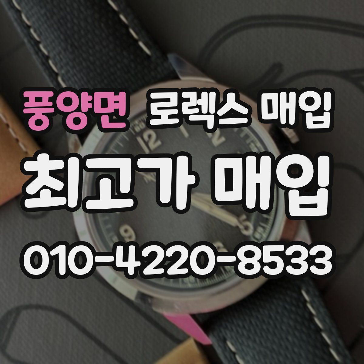 풍양면 로렉스 매입